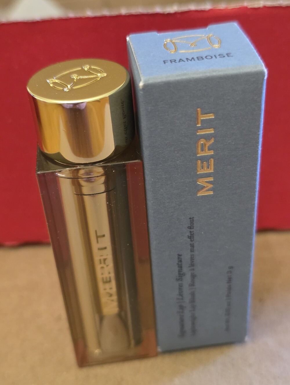 MERIT Signature Lip Lightweight Lip Blush FRAMBOISE - Picture 7 of 8